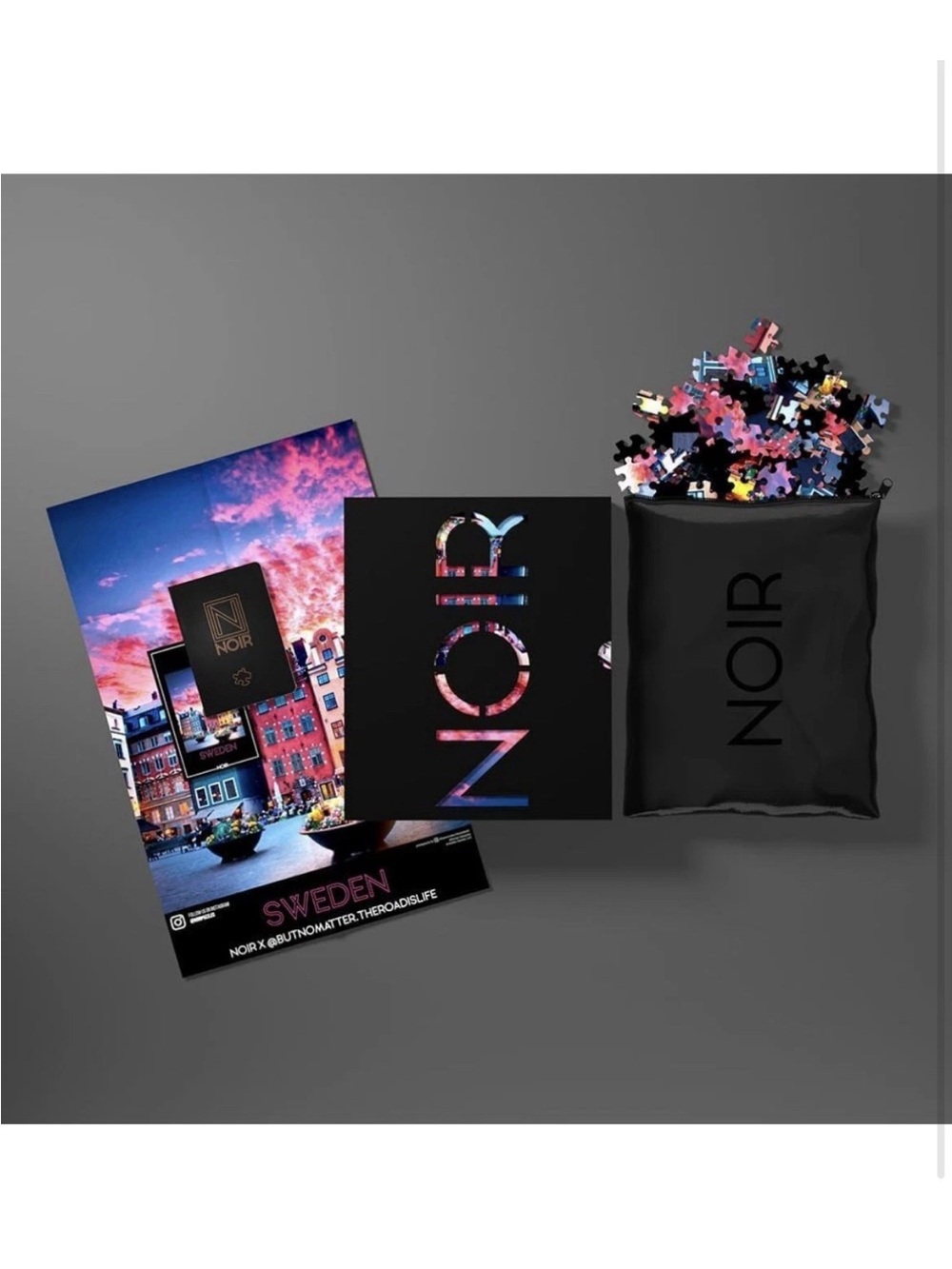 NOIR Sweden 1000-Piece Jigsaw Puzzle - Multi-Color